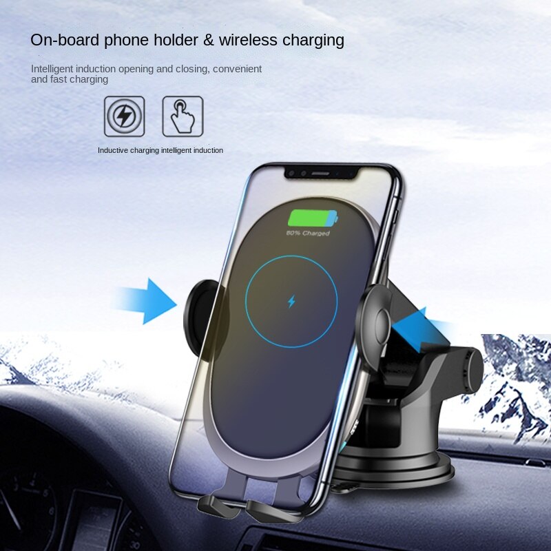 New 15w car phone holder wireless charger for samsung  s21 s20 iphone 13 12 11 x fast charging automatic clamping mount air vent