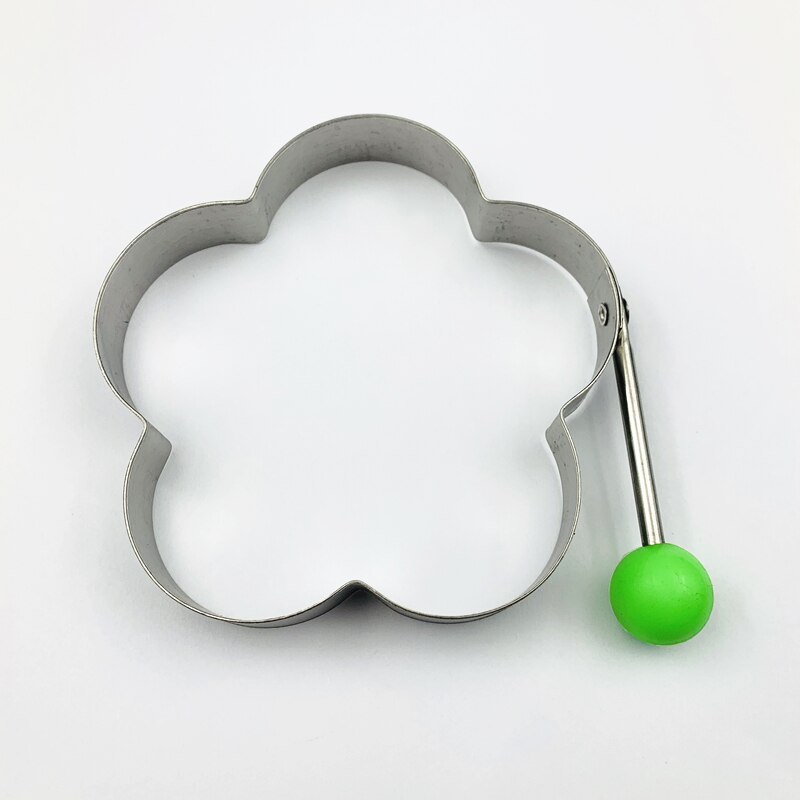 1pc Flower Shaped Metal Pancake Mold Fried Egg Mold Pancake Rings Form For Eggs DIY Egg Rings