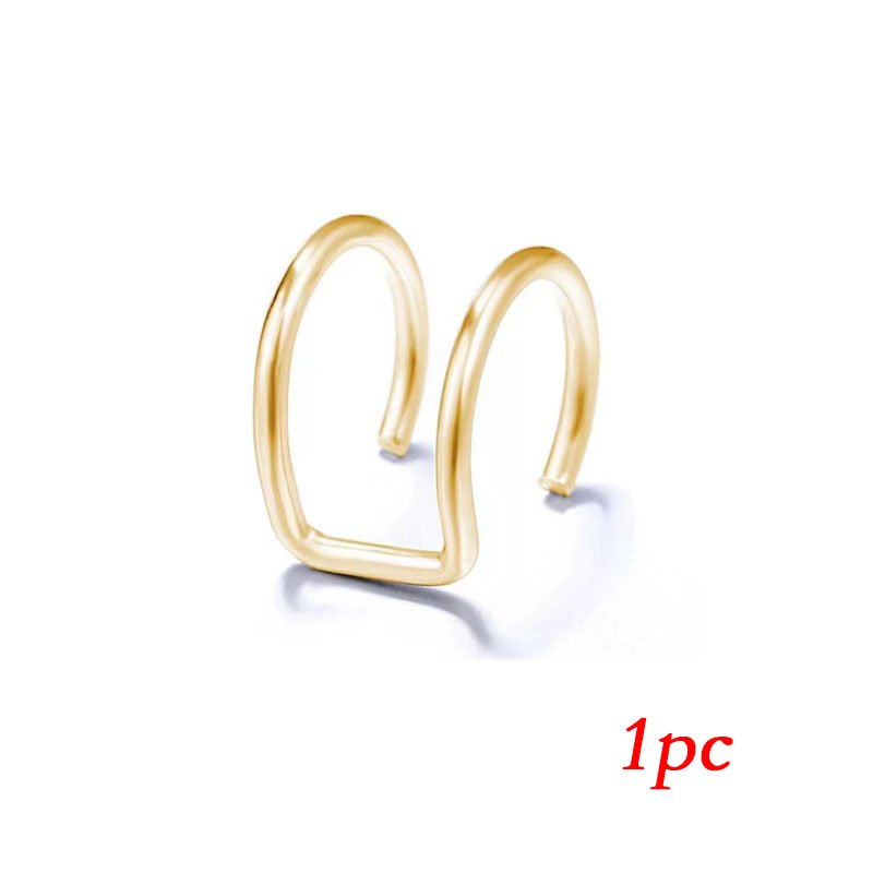 Boucles d'oreilles à Clip en perles Double couche pour femmes et filles, nouvelle coréenne, Clip de manchette d'oreille en Zircon de luxe sans piercing, bijoux: Plaqué de cuivre antique