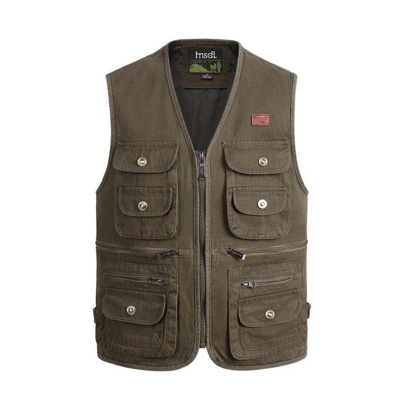 hommes gilet avec beaucoup de poches hommes gilets Plus grande taille 5XL homme sans manches veste gilet de travail gilet vêtements