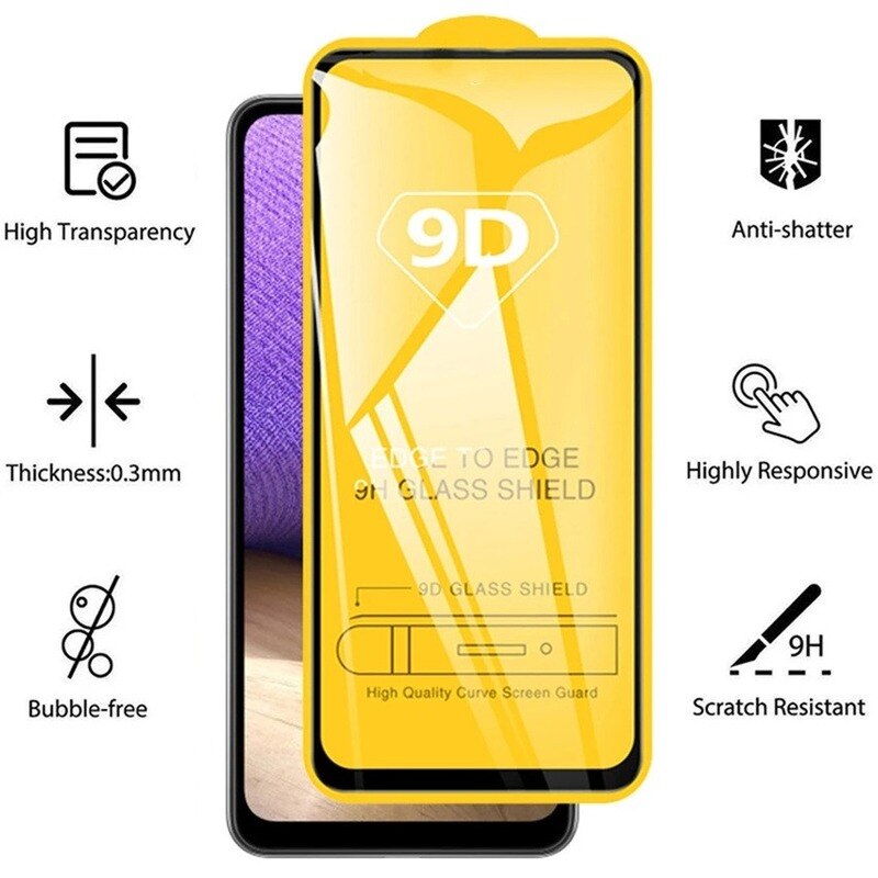 Protective glass for Samsung Galaxy A51 A52 A71 A21S A72 A32 Screen Protectors for Samsung S21 Plus A50 M12 M31 A12 S20 FE Glass