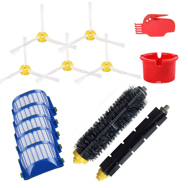 Filtre à Air HEPA pour aspirateur iRobot Roomba, pièces détachées, brosse principale, brosse latérale, 600 610 620 621 625 630 631 650 651 660 671 680 690: iR600-12