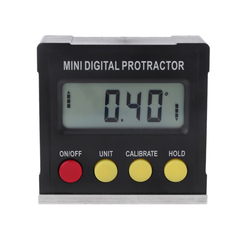 360 Degree Digital Protractor Inclinometer Electronic Level Box Magnetic Base Measuring Tools 32CC