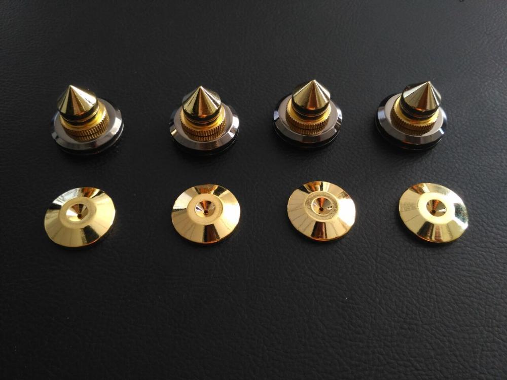 S-007 Speaker Stand Spike feet Mat feet CD Player Amplifier DAC Subwoofer Stand Speaker foot: one set of 8 PCS