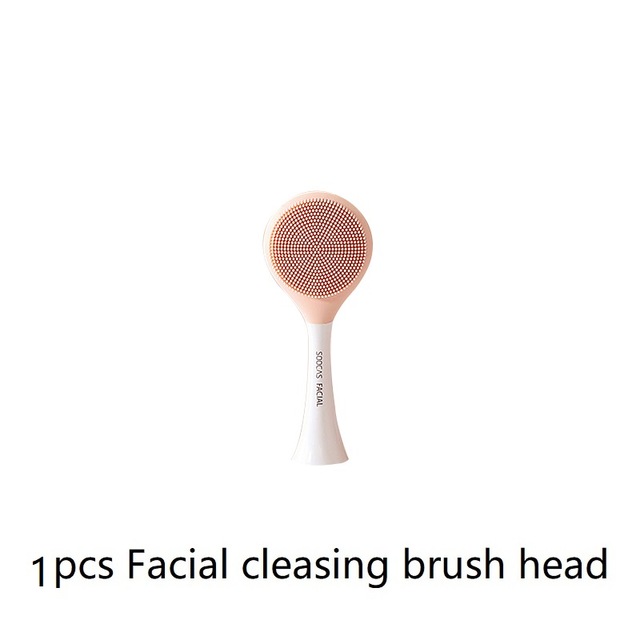 Replacement Soocas X1 X3 X3U X5 Facial Cleansing Brush Head for Xiaomi Sonic Electric Toothbrush Soocare Electric Massage Brush: Pink
