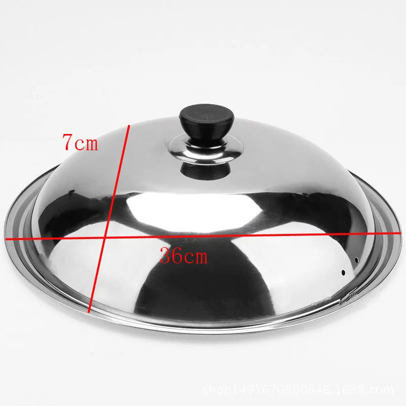 Kochen wok Pfanne Deckel Edelstahl Universal- Pfanne Abdeckung Sichtbar Ersetzt Deckel Braten wok Topf gute Halbkreis wok Abdeckung: dunkel khaki