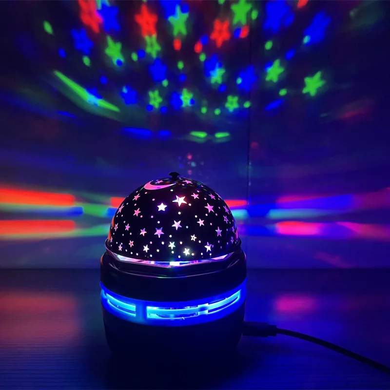 LED Strahler Stern Galaxis Projektor Lampe Bunte Rotierende Magische Kugel Schlafzimmer Atmosphäbetreffend Lampe Bar KTV Disko Party Bühne Licht