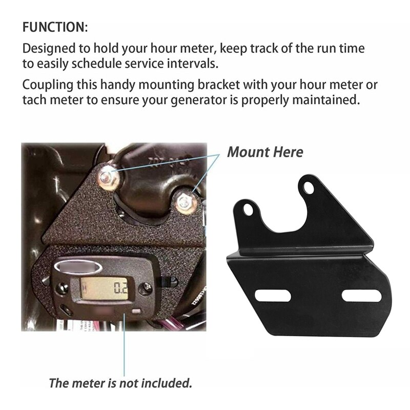 Universal Tach Hour Meter Mounting Bracket for EU1000I EU2000I Honda Generators Accessories