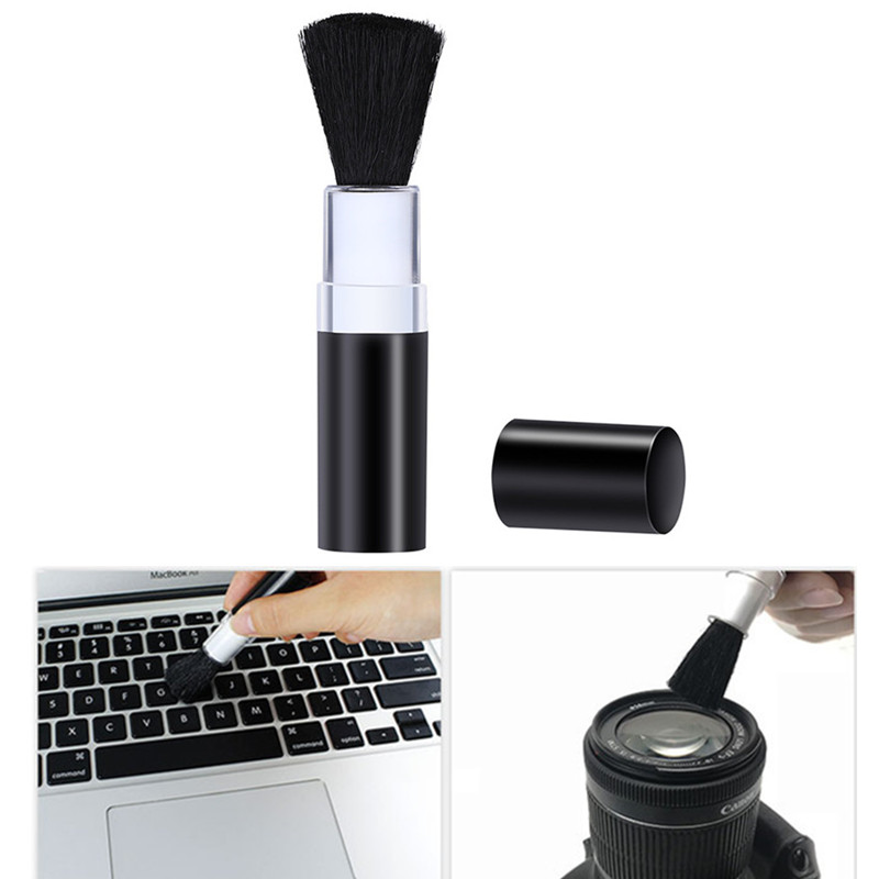 1/2pcs Camera Telescopic Lens Cleaning Brush Dust Screen LCD Display Keyboard Cleaner