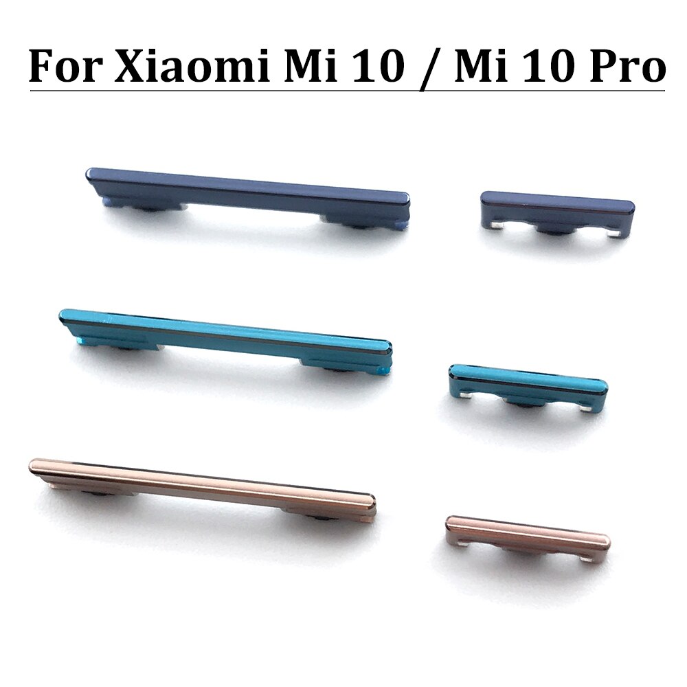 Power Button Key Voor Xiaomi Mi 10 Pro Volume Knop Side Key Flex Vervanging