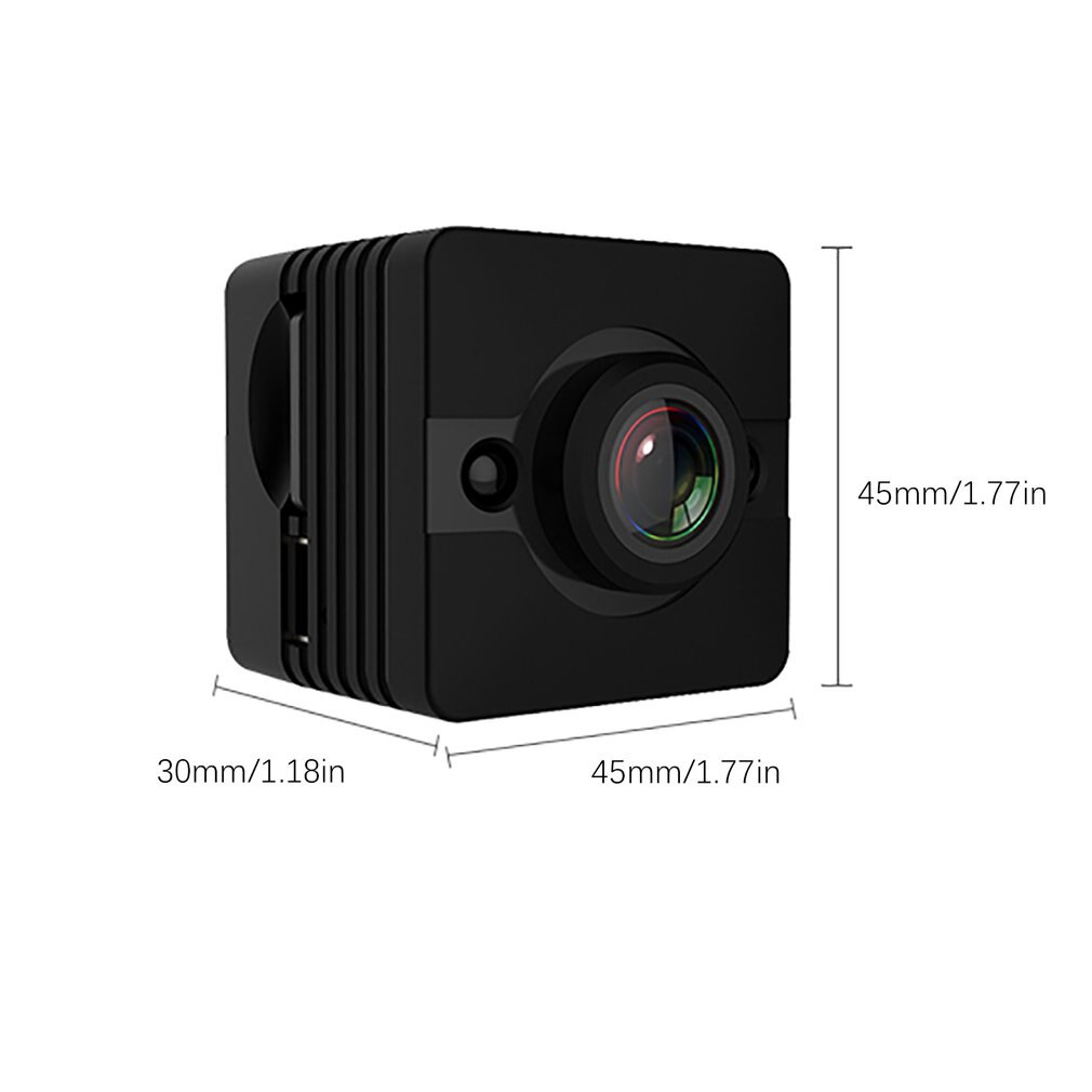SQ12 Mini Wifi Remote Camera Ultra High Definition 155 Graden Groothoek Lens Draagbare Camera Met Waterdichte Behuizing