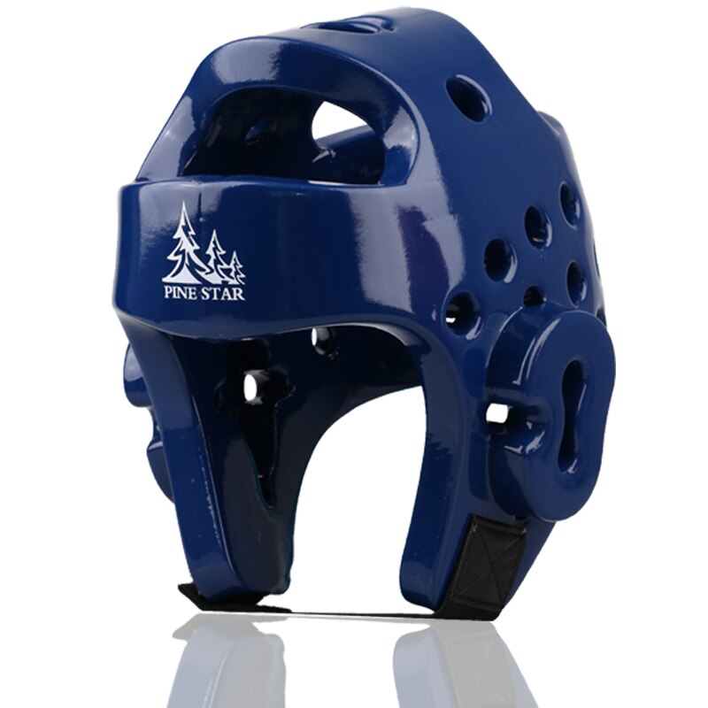 Casco de Taekwondo de buena , casco Protector de cara para chico adulto, casco para pelear Kickboxing, Protector de cabeza WTF aprobado cascos de Karate: Azul / M