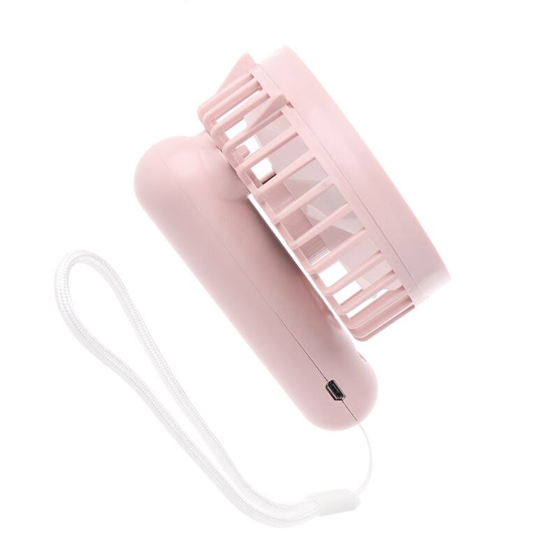 Opvouwbare Hand Fans Battery Operated Oplaadbare Handheld Mini Ventilator Elektrische Persoonlijke Fans Hand Bar Desktop Fan