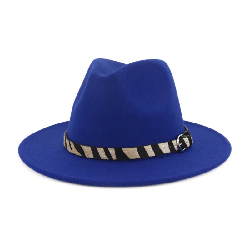 Imiterad yllefilt fedorahattar jazzhatt för herrfilt vid brätte fedora gamblerhatt streetwear filthattar för unisex: 2