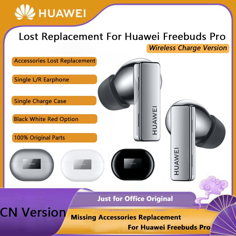 Cuffie Bluetooth senza fili di ricambio originali Huawei Freebuds Pro auricolari sinistro destro custodia di ricarica cuffie singole
