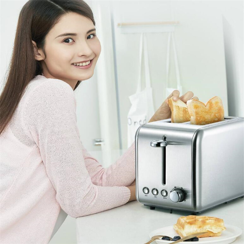 Youpin deerma elektrischer brotbackautomat aus edelstahl, haushaltsbackgerät, frühstücksgerät, küchen-toast-sandwichgrill