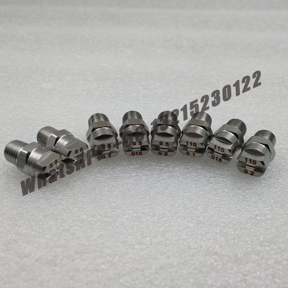 (10 teile/los) 1/8 "1/4" ss304 Flachlüfter-Sprüh düse, Industrie-/Werks reinigung, Stauben tfernungsdüse