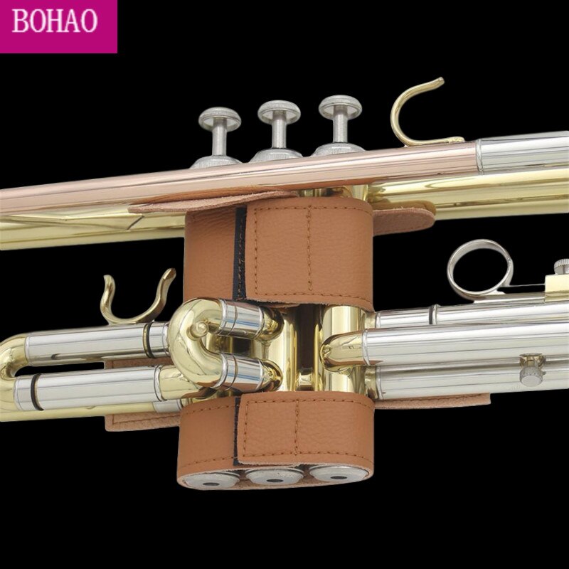 1 pièces instruments de musique Bugle trompette souple en cuir PU housse de protection