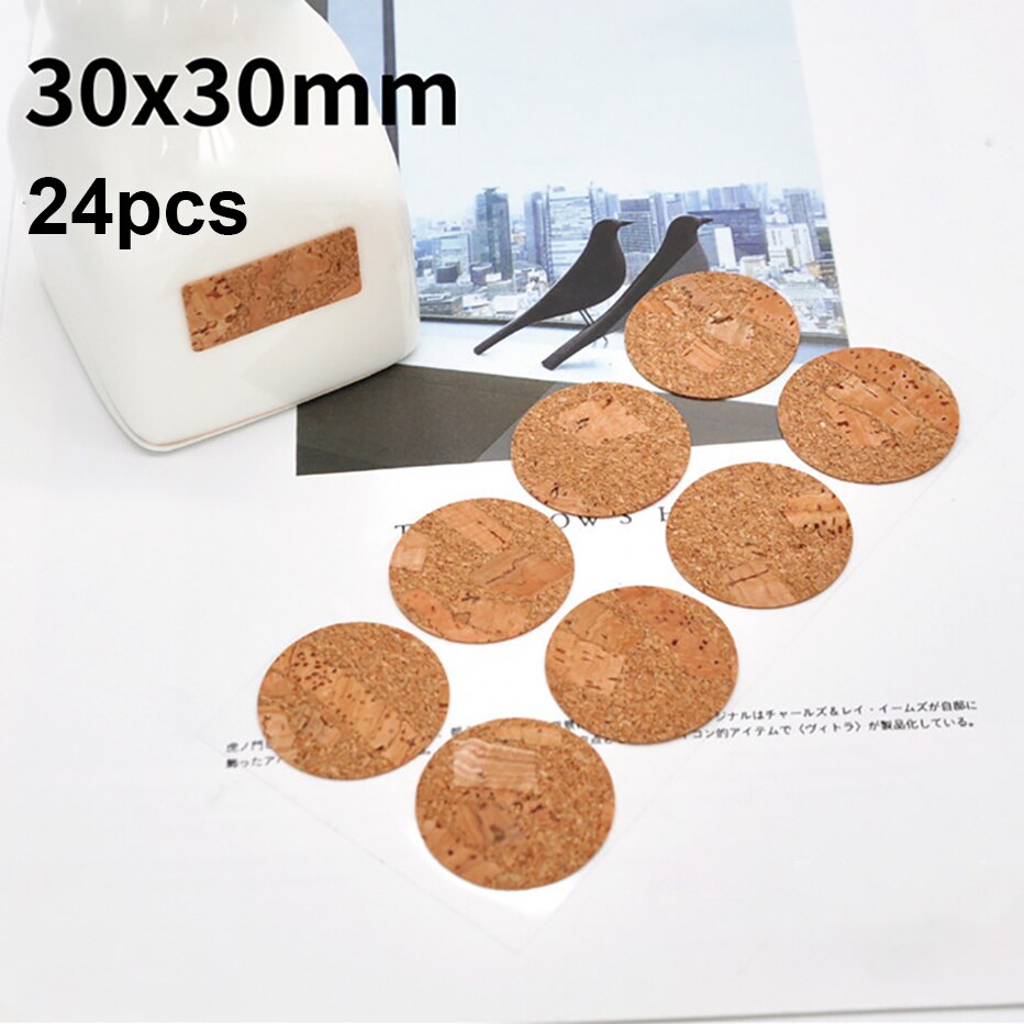 Wooden Craft Label Stickers Bottle Jar Organizer Sticker Self Adhesive Pack Labels Dispenser Oil Bottle Writable Sticker: 1