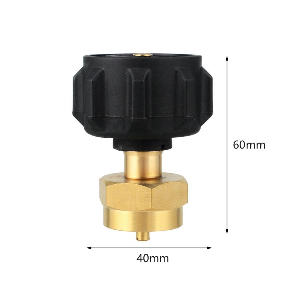 Camping Outdoor Gas Tank Inflatable Connector Gas Furnace Conversion Adapter Size Gas Bottle Transfer Interface