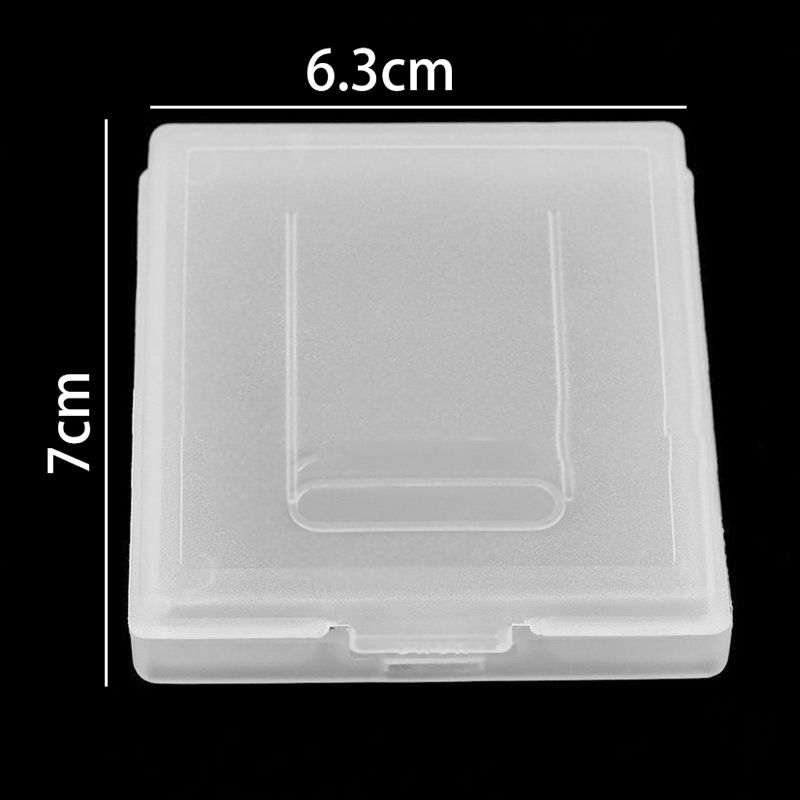 5Pcs Wit Plastic Game Card Case Game Cartridge Gevallen Dozen Voor Nintendo Gameboy Gbc 63*68mm