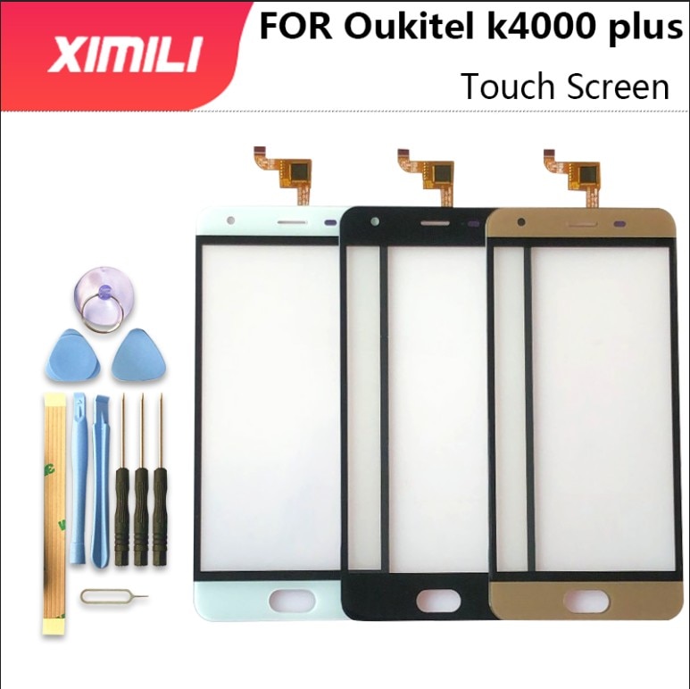 Goed Getest 100% Originele Voor Oukitel K4000 Plus Touch Screen Digitizer Glas Vervanging Oukitel K4000plus Gratis Tools + 3M