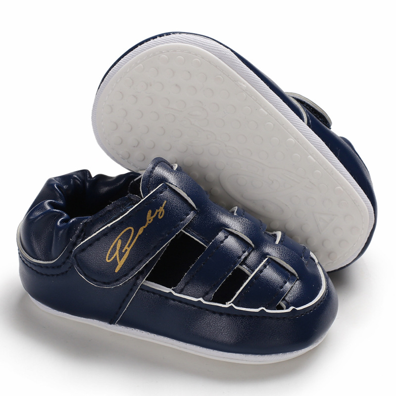 Semelles en caoutchouc pour bébé de 0 à 1 ans, chaussures d'été antidérapantes pour bébé en bas âge: Bleu / 0-6 mois