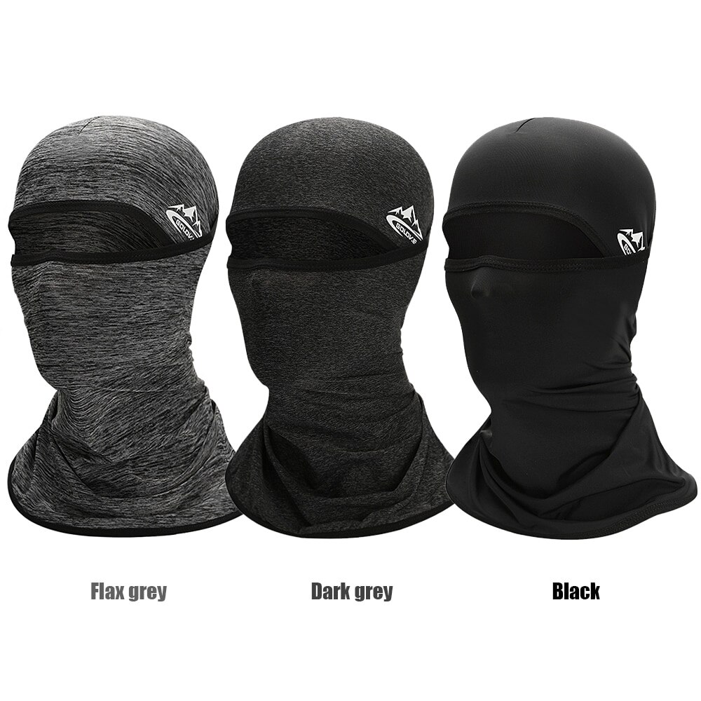 Lixada Fietsen Gezichtsmasker UPF50 + Helm Liner Balaclava Cooling Ijs Zijde Halsbeenkap Zomer Uv Bescherming Hoofddeksels