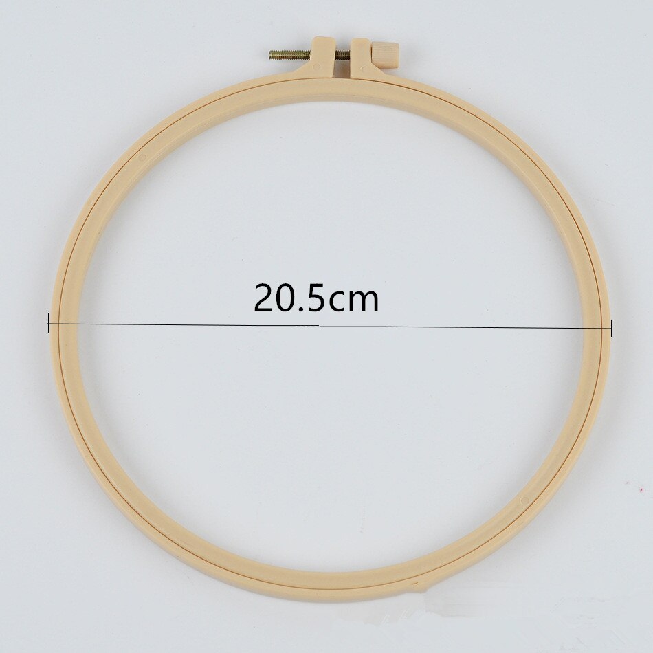 DIY Stickerei Band Werkzeug Kunst Handwerk Kreuz Stich Chinesischen Traditionellen Kreis Runde Bambus Rahmen Holz NäHenne Werkzeuge Heimat Deko: 20cm