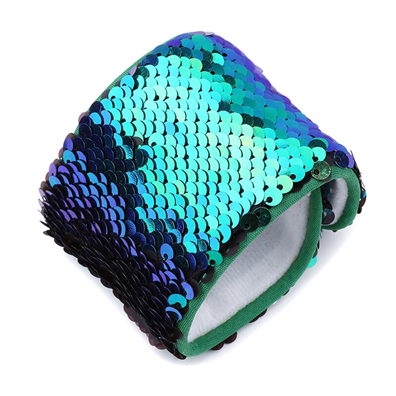 Multicolor Mermaid Sequin Wrap Bracelet Women Daily General Jewelry Decoration Wristband DIY