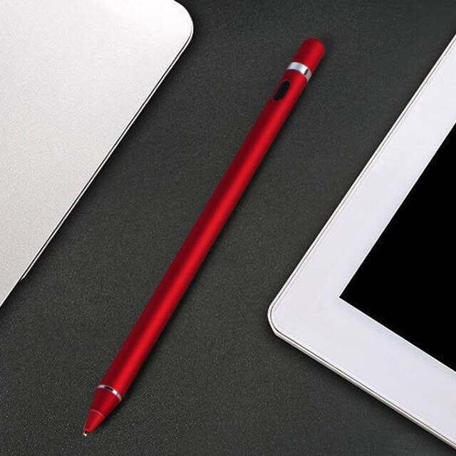 Anmone Actieve Stylus Pen Voor Macbook Screen Touch Stylus Pen Voor Ipad Samsung Tablet Touchpad Tekening Pen Stylus Pen Capacitieve: Red pen