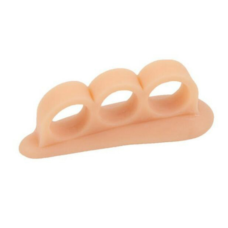 1 paar Siliconen Gel Hamer Teen Stijltang & Corrector voor Gekrulde Tenen Corrector Voeten Voet Pijnbestrijding Separator Gel Ondersteuning Pad