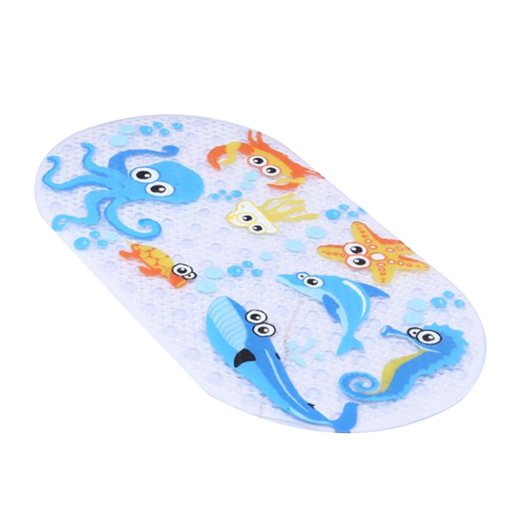 Tegneserie antiskli badekarmatte for barn  - 35 x 16 tommers dusjmatter for småbarn barn baby gulvmatte: 1