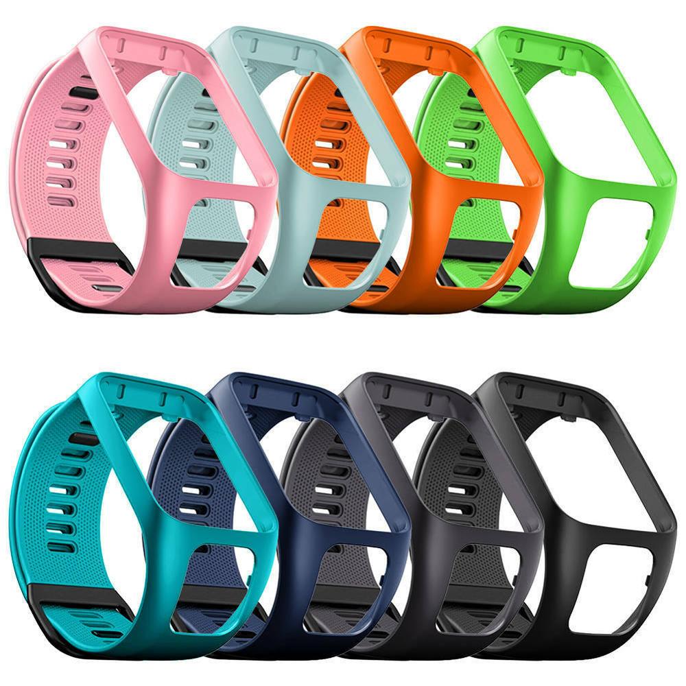 De silicona de correa de reloj correa para TomTom Runner 2 3 chispa 3 GPS reloj deportivo Tom 2 serie 3 de banda inteligente