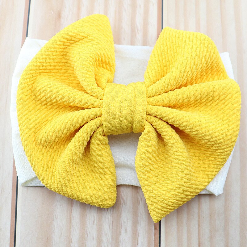 Baby Meisje Hoofdbanden Haarband Baby Hoofdband Bladerdeeg Bandeau Bebe Fille Bullet Stof Boog Knoop Headwraps Tulband Baby Haar Accessoires