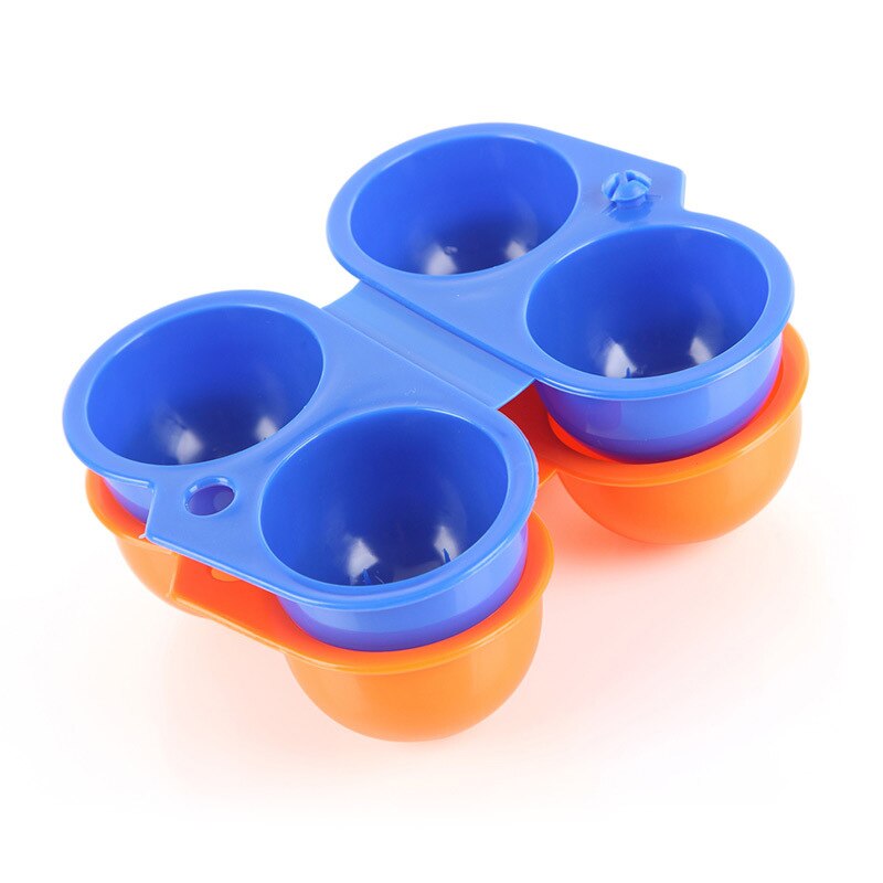 Outdoor Camping Bbq Eieren Case Houder Draagbare Picknick Barbecue 2 Grids Eierdoos Carrier Servies Voor Travel Camping Wandelen