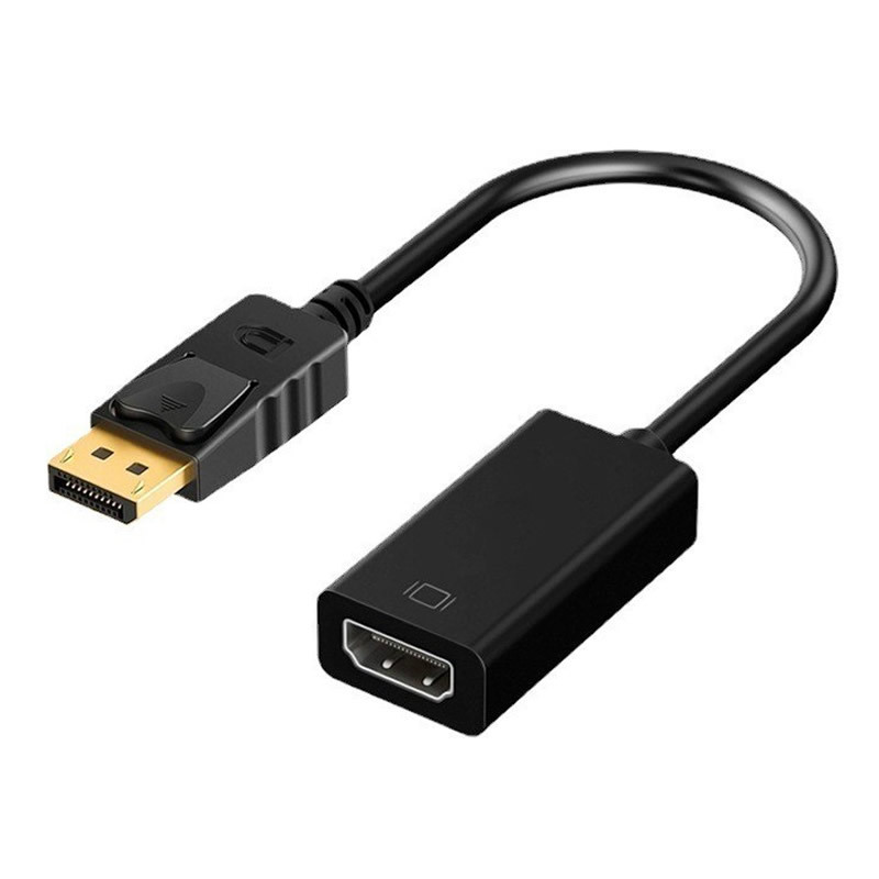 4K DP naar HDMI Adapter Converter Kabel Man-vrouw DisplayPort naar HDMI-compatibele video-audio-adapterkabel voor PC TV Laptop