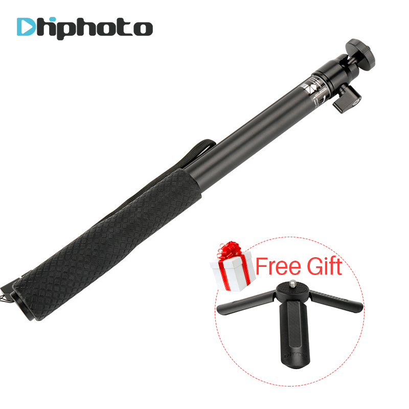 Ulanzi Telescopic Monopod Extension Stick Gopro Pole Rod monopod with Table Tripod for Xiaomi Yi Sjcam SJ7000 Zhiyun Smooth 4