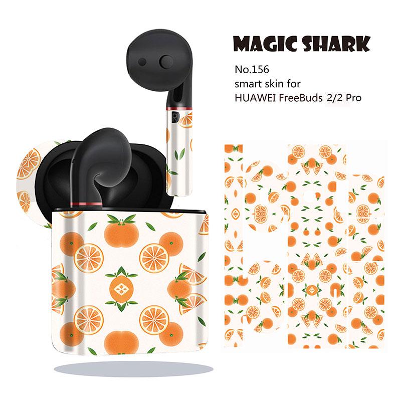 Magie Hai Beere Ananas Zitrone Melone PVC Aufkleber fallen Abdeckung wickeln Haut für Huawei Freebuds 2/2 Profi Kopfhörer: 156