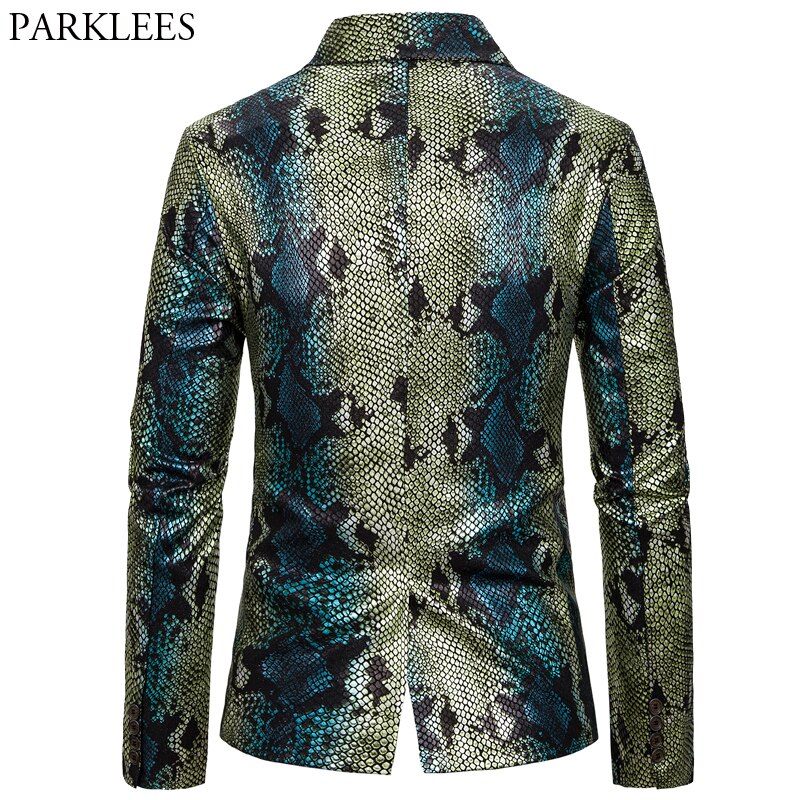 Hopeanvärinen kiiltävä miesten bleiseri kalansuomukuviolla miesten bleiseritakki tanssiaispuvut miesten lava-asut miesten puvuntakki bleiserit miehille