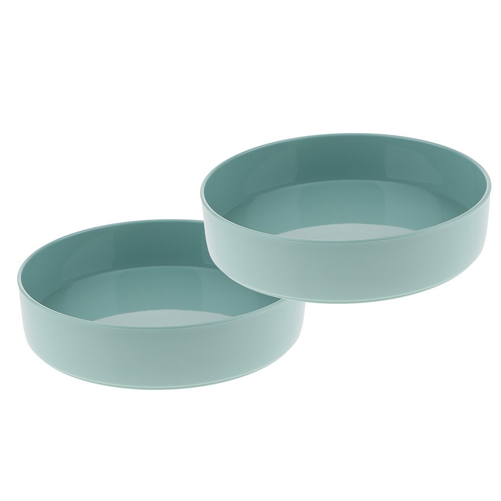 10 Sottovasi Rotondi In Plastica PP Per Piante – Set Da 10 Dimensioni Dal 11,5 Cm Al 30 Cm, Vassoi Portavaso Bianchi Per Giardino E Casa
