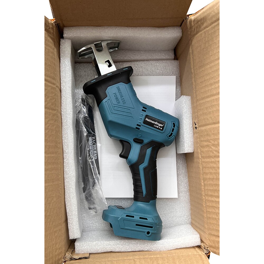 Upgrade 18 Volt. brushless cordless saber saw cordless reciprocating saw body compatible battery 1830 1840 1850 1860: Default Title
