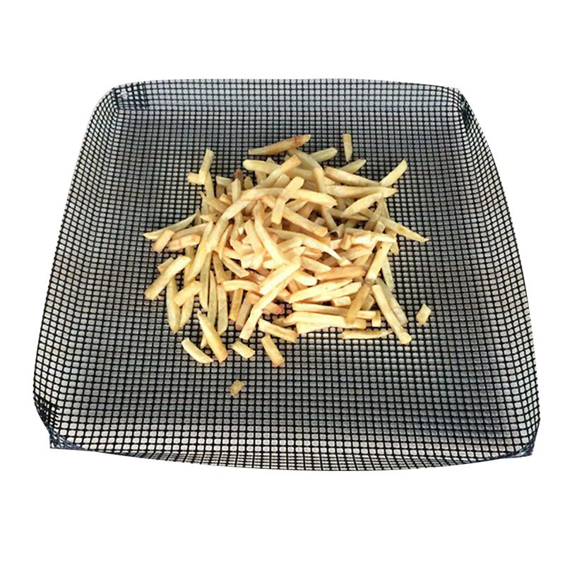 2 stk. mesh grillkurv varmebestandig nonstick stegekurv si filter frituregryde køkken madlavning kurv værktøj pommes frites kurv