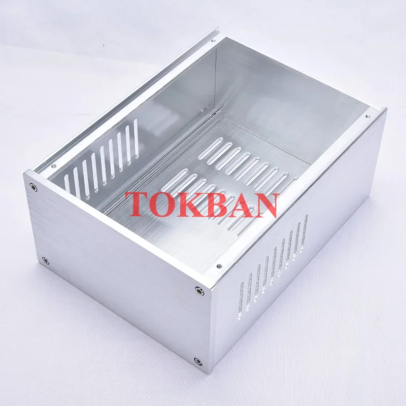 Tokban 168*100*229mm All-aluminum Power Amplifier Chassis Enclosure Multifunctional Audio Amplifier Case Shell
