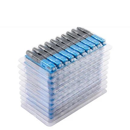 100PCS FTTH SC UPC single-mode fiber optic SC UPC quick connector FTTH Fiber Optic Fast Connector SC Connector