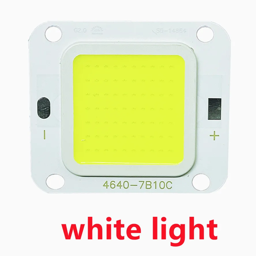 Puce LED COB 10W 20W 30W 50W 70W 100W 27-36V, perles lumineuses SMD blanc froid blanc 100LM/W, bricolage pour ampoule LED projecteur: changeant / 6w