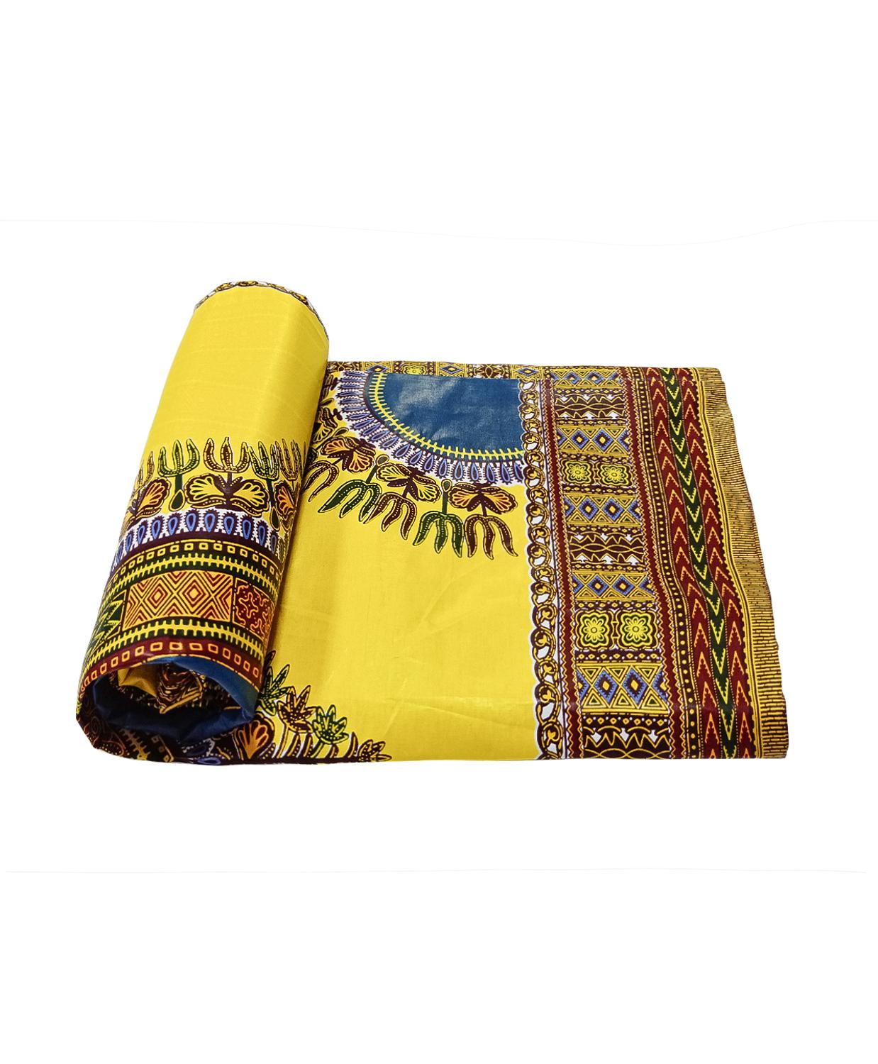 Tissu Dashiki africain 100% coton Dashiki tissu nigérian Ankara cire tissus africains véritable cire cire 6yard/lot