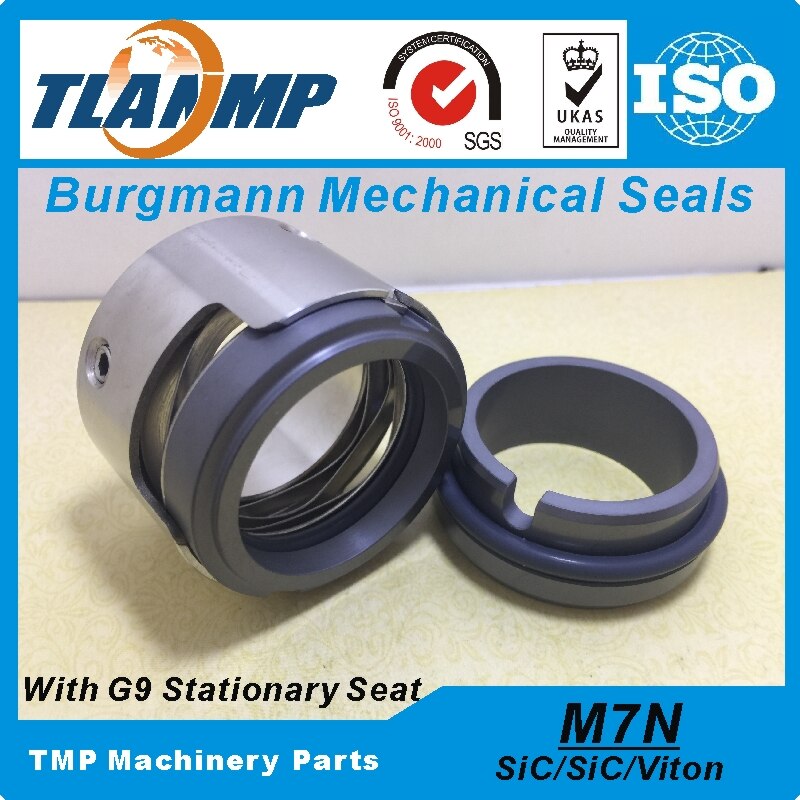 M7N-20 (M7N/20-G9) Burgmann TLANMP Mechanical Seals Unbalance type with G9 Stationary seat (Material:SIC/SIC/VIT)