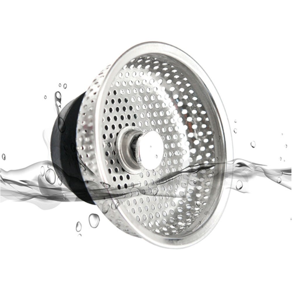 Rvs Spoelbak Zeef Riool Afvoer Filter Wastafel Vuilnis Filter Val Zeef Alle Gaten