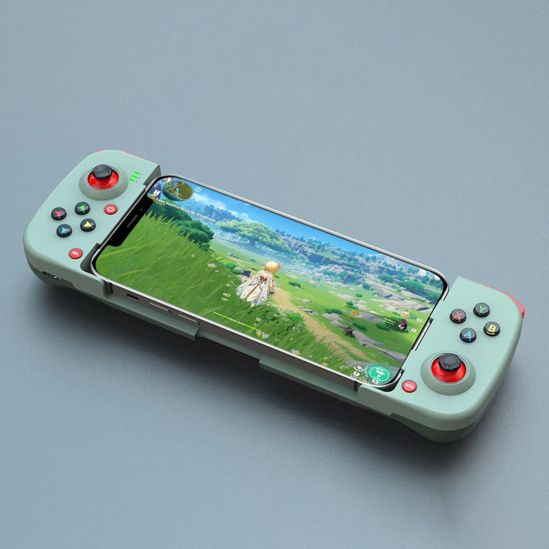 D3 gamepad mobile phone controller with expandable game controller support for Android/iOS/Hongmeng mobile phone game controller: Red